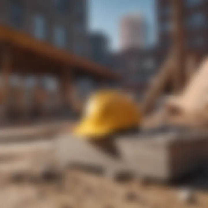 Infographic on construction materials impact