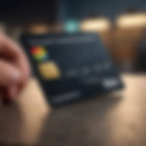 A digital interface displaying various credit card options for individuals with no credit history