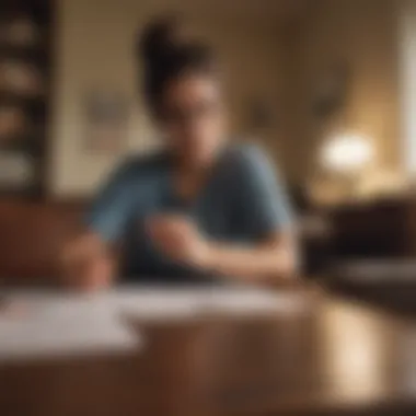 Exploring Loan Opportunities A student reviewing loan options
