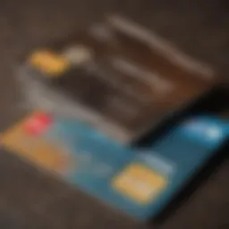 A conceptual illustration of various credit cards