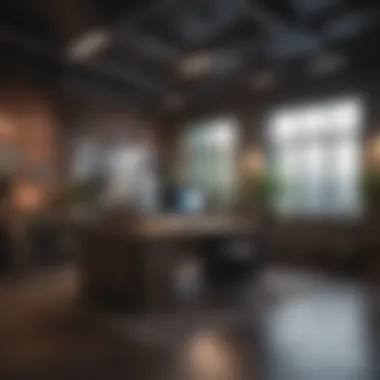 Innovative Startup Workspace Innovative startup workspace fostering creativity